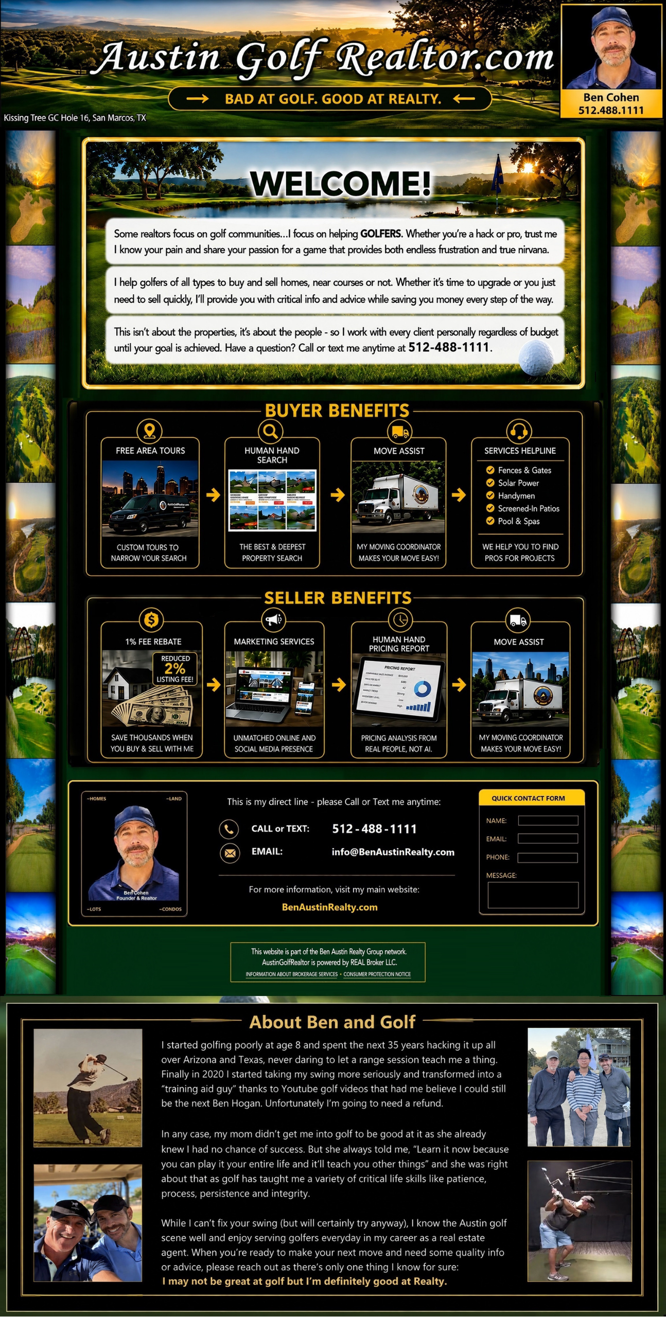 Austin Golf Realtor Template